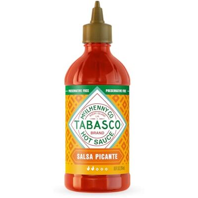 TABASCO Salsa Picante est une sauce épaisse et piquante de style mexicain, aux épices puissantes et au piquant doux idéale pour les plats tex-mex, présentée dans un flacon doseur pratique. Publicité TABASCO Salsa Picante est une sauce épaisse et piquante de style mexicain, aux épices puissantes et au piquant doux idéale pour les plats tex-mex, présentée dans un flacon doseur pratique. Publicité