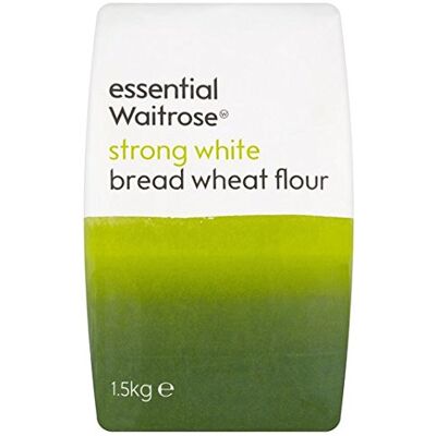 Waitrose Flour Strong White Plain Bread Essential 1.5kg - Publicité Waitrose Flour Strong White Plain Bread Essential 1.5kg - Publicité