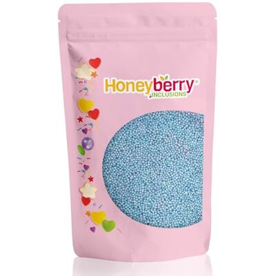 Honeyberry Vermicelles Pâtisserie Naturels et Comestibles 200g – Vermicelles de Sucres Décoratifs Colorés, Idéaux Pour Décorer Gâteaux, Biscuits et Desserts – Produit dans l’UE (Nonpareils Bleus) - Publicité Honeyberry Vermicelles Pâtisserie Naturels et Comestibles 200g – Vermicelles de Sucres Décoratifs Colorés, Idéaux Pour Décorer Gâteaux, Biscuits et Desserts – Produit dans l’UE (Nonpareils Bleus) - Publicité