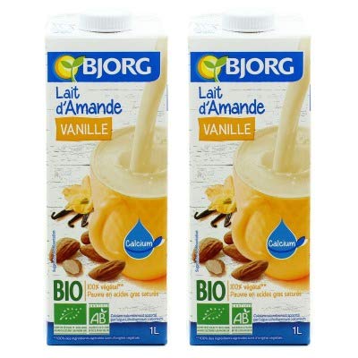 BJORG Boisson amande vanille Le lot de 2 briques de 1L - Publicité BJORG Boisson amande vanille Le lot de 2 briques de 1L - Publicité