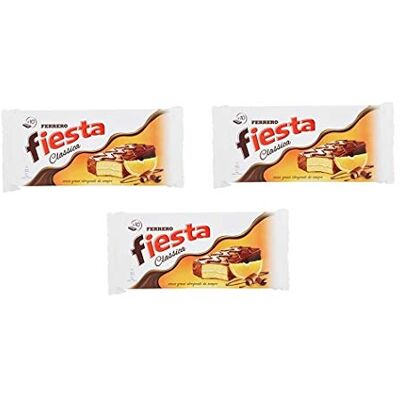 Ferrero Fiesta Lot de 3 tartelettes à chocolat chocolat chocolat 10 x 36 g - Publicité Ferrero Fiesta Lot de 3 tartelettes à chocolat chocolat chocolat 10 x 36 g - Publicité
