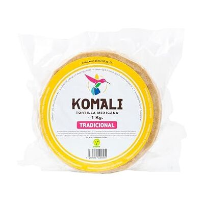 KOMALI Tortilla Mexicana Tradicional, Ø 15 cm, 1 kg - Publicité KOMALI Tortilla Mexicana Tradicional, Ø 15 cm, 1 kg - Publicité