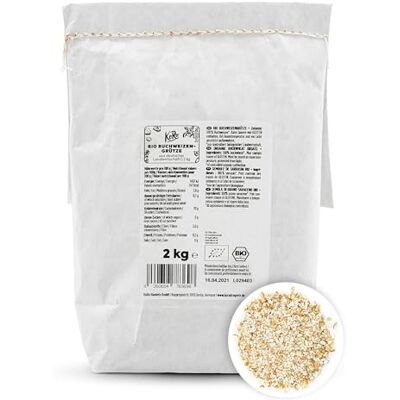 KoRo Semoule de sarrasin 2 kg Bio goût naturel et légèrement noiseté idéal pour porridge et recettes salées - Publicité KoRo Semoule de sarrasin 2 kg Bio goût naturel et légèrement noiseté idéal pour porridge et recettes salées - Publicité