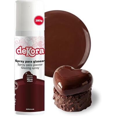 dekora – Spray nappage brillant effet miroir pour entremets et mousses (surgelés), doux, ne tache pas, finition propre sans coulures, 280 g - Publicité dekora – Spray nappage brillant effet miroir pour entremets et mousses (surgelés), doux, ne tache pas, finition propre sans coulures, 280 g - Publicité