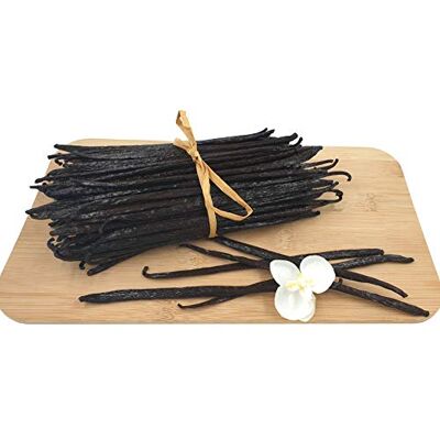 Vanille Florika Gousses de Vanille 10 pièces 18-23 cm qualité gourmande 100% naturel grade A, du Mexique, la patrie de la vanille - Publicité Vanille Florika Gousses de Vanille 10 pièces 18-23 cm qualité gourmande 100% naturel grade A, du Mexique, la patrie de la vanille - Publicité