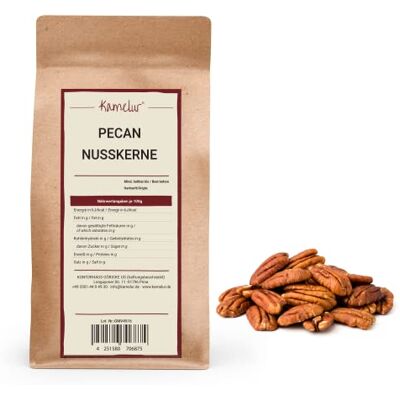Kamelur 1kg de noix de pécan, demi-cerneaux non traités et sans additifs - Publicité Kamelur 1kg de noix de pécan, demi-cerneaux non traités et sans additifs - Publicité