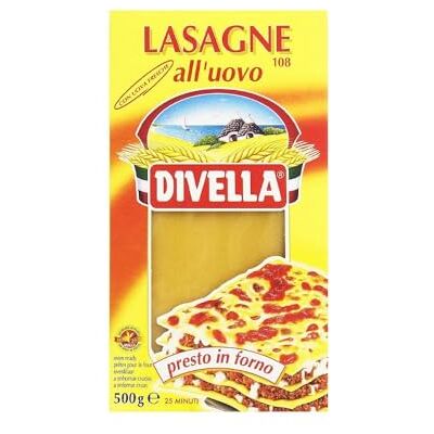 Divella Lasagnes à l'homme, 500 g - Publicité Divella Lasagnes à l'homme, 500 g - Publicité