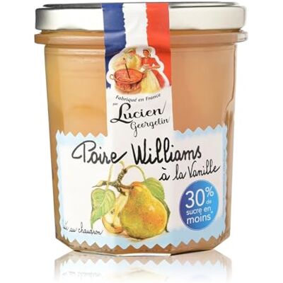 LUCIEN GEORGELIN Confiture Poire Williams à la Vanille 320g Gourmande et Légère - Publicité LUCIEN GEORGELIN Confiture Poire Williams à la Vanille 320g Gourmande et Légère - Publicité