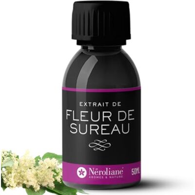 Néroliane NEROLIANE – Arôme Alimentaire Naturel Fleur de Sureau 50ml – Saveur Florale, Douce et Raffinée – Pâtisseries, Confiseries, Glaces, Yaourts, Boissons – Vegan – Qualité Professionnelle – Made in France - Publicité Néroliane NEROLIANE – Arôme Alimentaire Naturel Fleur de Sureau 50ml – Saveur Florale, Douce et Raffinée – Pâtisseries, Confiseries, Glaces, Yaourts, Boissons – Vegan – Qualité Professionnelle – Made in France - Publicité
