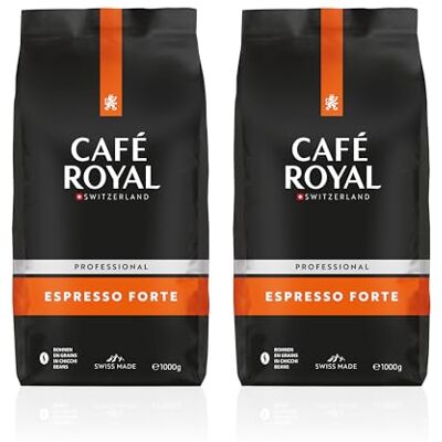Café Royal - Pro - Espresso Forte - 2x1kg - Coffee Beans - Publicité Café Royal - Pro - Espresso Forte - 2x1kg - Coffee Beans - Publicité