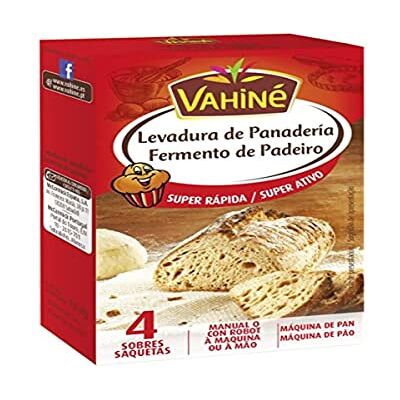 Vahiné - Levure à cuisson rapide Super rapide Idéale pour la pâtisserie 4 unités de 4,6 grammes - Publicité Vahiné - Levure à cuisson rapide Super rapide Idéale pour la pâtisserie 4 unités de 4,6 grammes - Publicité