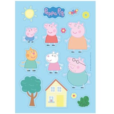 dekora , Peppa Pig Topper Azyme Découpée, Décoration Comestible pour Gâteau d'Anniversaire, Cupcakes ou Biscuits, Anniversaire à Thème pour Enfants - Publicité dekora , Peppa Pig Topper Azyme Découpée, Décoration Comestible pour Gâteau d'Anniversaire, Cupcakes ou Biscuits, Anniversaire à Thème pour Enfants - Publicité