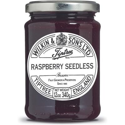 Tiptree Confiture Framboise sans Pépin 340 g Lot de 1 - Publicité Tiptree Confiture Framboise sans Pépin 340 g Lot de 1 - Publicité
