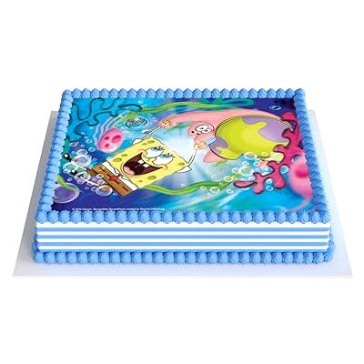 KARDASIS Bob l’Éponge Feuille Sucre 21x28cm Déco Gâteau Anniversaire - Publicité KARDASIS Bob l’Éponge Feuille Sucre 21x28cm Déco Gâteau Anniversaire - Publicité