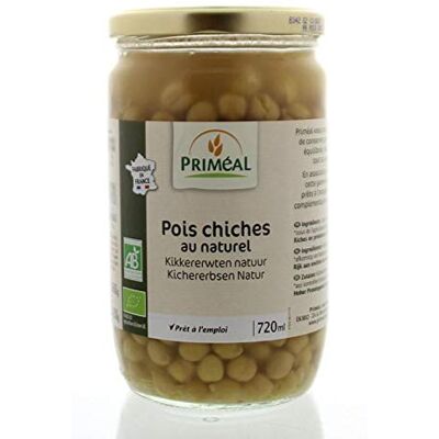 Primeal Priméal Pois Chiches au Naturel 720 g - Publicité Primeal Priméal Pois Chiches au Naturel 720 g - Publicité