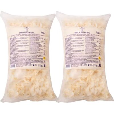 nut&me Chips de noix de coco naturelles 1 kg - Publicité nut&me Chips de noix de coco naturelles 1 kg - Publicité