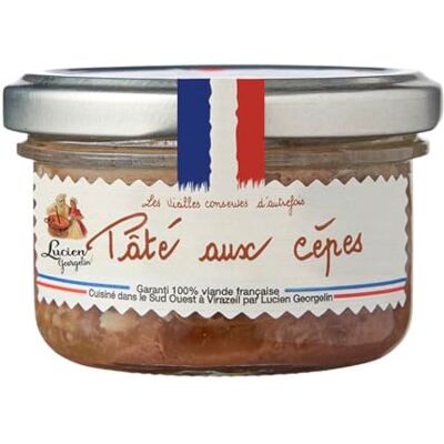 LUCIEN GEORGELIN Pâté aux cèpes 70g Lot de 9 Idéal pour les apéritifs ou le pique-nique - Publicité LUCIEN GEORGELIN Pâté aux cèpes 70g Lot de 9 Idéal pour les apéritifs ou le pique-nique - Publicité