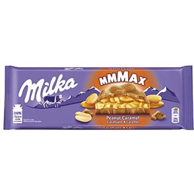 Milka Tablette de Chocolat au Lait et Cacahuètes Caramel MMMAX Chocolat de Noël 276 g - Publicité Milka Tablette de Chocolat au Lait et Cacahuètes Caramel MMMAX Chocolat de Noël 276 g - Publicité