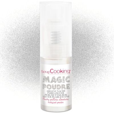 Unknown - Pearl Silver - Argent nacré - 7 g - poudre alimentaire irisée - Publicité Unknown - Pearl Silver - Argent nacré - 7 g - poudre alimentaire irisée - Publicité