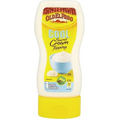 Old El Paso Cool Soured Cream Topping 285g - Publicité Old El Paso Cool Soured Cream Topping 285g - Publicité
