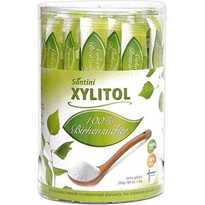 Santini Sachets de Xylitol - 40 Pièces - Publicité Santini Sachets de Xylitol - 40 Pièces - Publicité