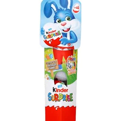 Kinder Surprise surprise x4 La boite de 80g - Publicité Kinder Surprise surprise x4 La boite de 80g - Publicité