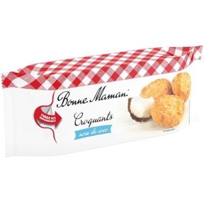 Bonne Maman Croquants Noix de Coco 150 g Lot de 4 - Publicité Bonne Maman Croquants Noix de Coco 150 g Lot de 4 - Publicité