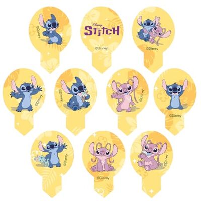 dekora Décorations Comestibles en Azyme Stitch et Angel pour Gâteaux et Cupcakes – Décoration Gâteau Anniversaire Enfant – Sans Gluten – 20 Unités - Publicité dekora Décorations Comestibles en Azyme Stitch et Angel pour Gâteaux et Cupcakes – Décoration Gâteau Anniversaire Enfant – Sans Gluten – 20 Unités - Publicité