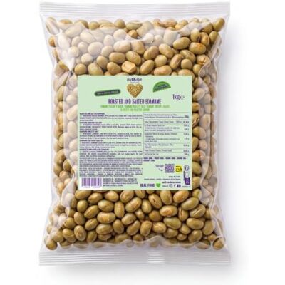 nut&me Edamame grillé et salé 500 g Riche en protéines, En-cas croquant, Une collation saine et riche en protéines pour vos pauses, Sans gluten ni sucres ajoutés - Publicité nut&me Edamame grillé et salé 500 g Riche en protéines, En-cas croquant, Une collation saine et riche en protéines pour vos pauses, Sans gluten ni sucres ajoutés - Publicité