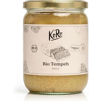 KoRo – Tempeh bio 175 g – Graines de soja fermentées – Riche en protéines – Substitut végan à la viande - Publicité KoRo – Tempeh bio 175 g – Graines de soja fermentées – Riche en protéines – Substitut végan à la viande - Publicité