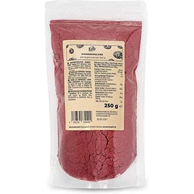 KoRo Poudre de framboises lyophilisées 250 G Poudre 100% framboises sans additifs parfaite pour smoothies et bowls - Publicité KoRo Poudre de framboises lyophilisées 250 G Poudre 100% framboises sans additifs parfaite pour smoothies et bowls - Publicité