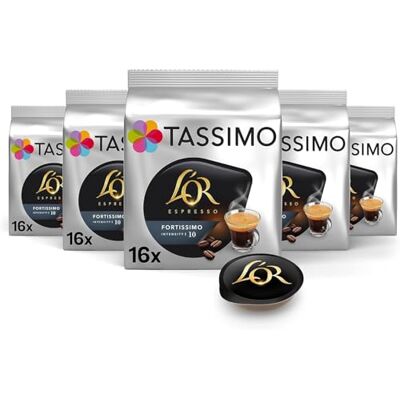 L'OR - Fortissimo - Intensité 10 - 16 portions - Capsules de café - Publicité L'OR - Fortissimo - Intensité 10 - 16 portions - Capsules de café - Publicité