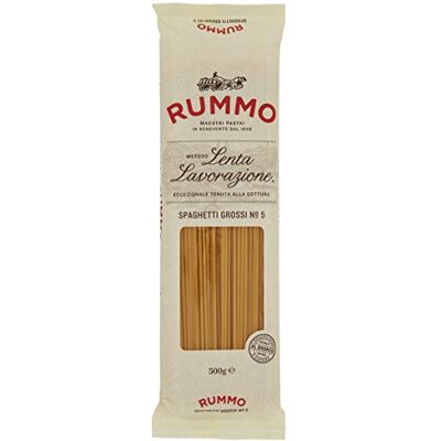 Rummo Pâtes Spaghetti grossi N°5, 500g - Publicité Rummo Pâtes Spaghetti grossi N°5, 500g - Publicité