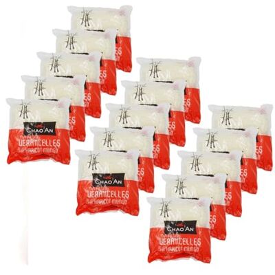 Chao'an Lot 15x Vermicelles de haricot mungo Paquet 100g - Publicité Chao'an Lot 15x Vermicelles de haricot mungo Paquet 100g - Publicité