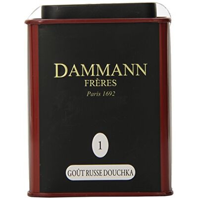 Dammann Frères 1 Goût russe Douchka boîte100 g - Publicité Dammann Frères 1 Goût russe Douchka boîte100 g - Publicité