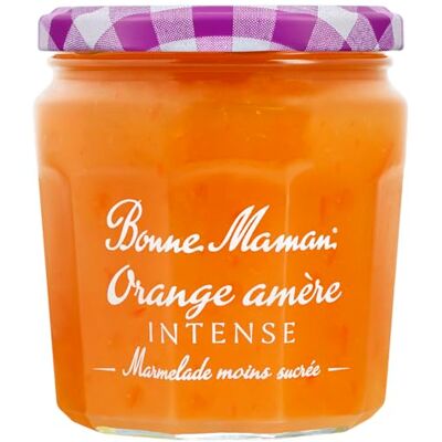 Bonne Maman Confiture Orange Amère Intense Riche en Fruits et moins sucrée 335g - Publicité Bonne Maman Confiture Orange Amère Intense Riche en Fruits et moins sucrée 335g - Publicité