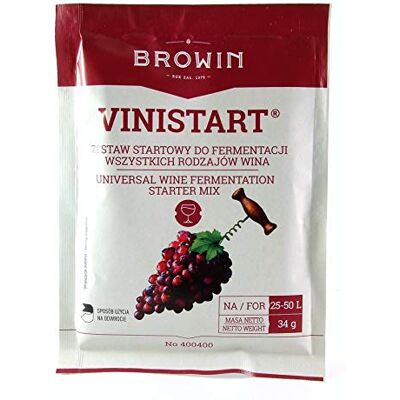 VINISTART Levure de Vin 34g + Levure Nutritive + Vit B Nutritif Les éléments nutritifs de levure - Publicité VINISTART Levure de Vin 34g + Levure Nutritive + Vit B Nutritif Les éléments nutritifs de levure - Publicité