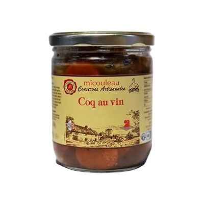 MICOULEAU Maison Coq au Vin, Plats Préparé, 2 Bocaux de 380g Bocal conserverie Artisanal coffret cadeau lot de 2 - Publicité MICOULEAU Maison Coq au Vin, Plats Préparé, 2 Bocaux de 380g Bocal conserverie Artisanal coffret cadeau lot de 2 - Publicité