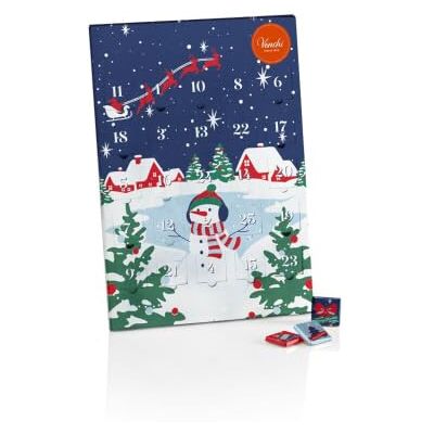 Venchi , Calendrier de l'Avent 2026 Classique, 25 Chocolats, Sans Gluten Chocolats Granblend au Lait et Noir, Collection Vintage Dream, Édition Limitée, Calendrier de l'Avent 2026 - Publicité Venchi , Calendrier de l'Avent 2026 Classique, 25 Chocolats, Sans Gluten Chocolats Granblend au Lait et Noir, Collection Vintage Dream, Édition Limitée, Calendrier de l'Avent 2026 - Publicité