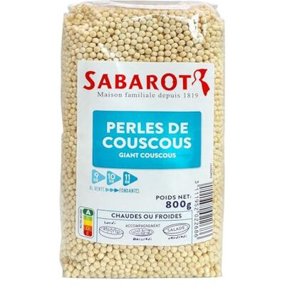 Sabarot Perles de couscous Sachet 800g - Publicité Sabarot Perles de couscous Sachet 800g - Publicité