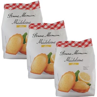 genéric BONNE MAMAN Madeleine Citron 300G Trois Articles - Publicité genéric BONNE MAMAN Madeleine Citron 300G Trois Articles - Publicité