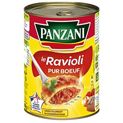 PANZANI Ravioli pur boeuf 400 g - Publicité PANZANI Ravioli pur boeuf 400 g - Publicité