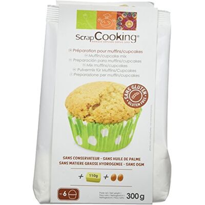 ScrapCooking Préparation Muffins/Cupcakes sans Gluten 300 g Lot de 3 - Publicité ScrapCooking Préparation Muffins/Cupcakes sans Gluten 300 g Lot de 3 - Publicité