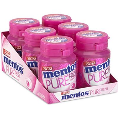 MENTOS GUM Chewing-Gum Pure Fresh Bubble sans Sucres Bubble Ultra Gourmand 6 Boîtes de 30 Dragées 6 Unités - Publicité MENTOS GUM Chewing-Gum Pure Fresh Bubble sans Sucres Bubble Ultra Gourmand 6 Boîtes de 30 Dragées 6 Unités - Publicité