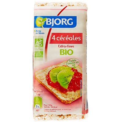 BJORG Galettes Céréales Extra Fines 130 g - Publicité BJORG Galettes Céréales Extra Fines 130 g - Publicité