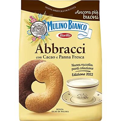 Mulino Bianco Lot de 6 biscuits Abbracci 700 g Italie biscuits biscuits biscuits gâteaux brioche - Publicité Mulino Bianco Lot de 6 biscuits Abbracci 700 g Italie biscuits biscuits biscuits gâteaux brioche - Publicité