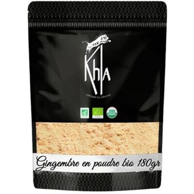 Khla Gingembre Bio en Poudre Sachet 180g Gingembre Moulu du Vietnam Ingrédient Cuisine & Pâtisserie – Viandes, Poissons, Desserts, Woks, Plats Asiatiques Épice d’Asie - Publicité Khla Gingembre Bio en Poudre Sachet 180g Gingembre Moulu du Vietnam Ingrédient Cuisine & Pâtisserie – Viandes, Poissons, Desserts, Woks, Plats Asiatiques Épice d’Asie - Publicité