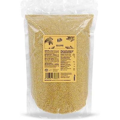 KoRo Millet Bio 2 kg Alternative sans gluten aux céréales 100% Bio et sans additifs - Publicité KoRo Millet Bio 2 kg Alternative sans gluten aux céréales 100% Bio et sans additifs - Publicité