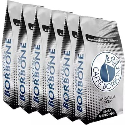 Caffè Borbone Café en grains mélange TOP 1 kg x 6 - Publicité Caffè Borbone Café en grains mélange TOP 1 kg x 6 - Publicité