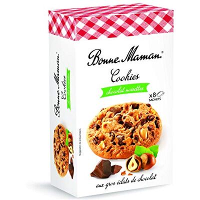 Bonne Maman - Cookies chocolat noisettes - 225 g - Cookies - Publicité Bonne Maman - Cookies chocolat noisettes - 225 g - Cookies - Publicité